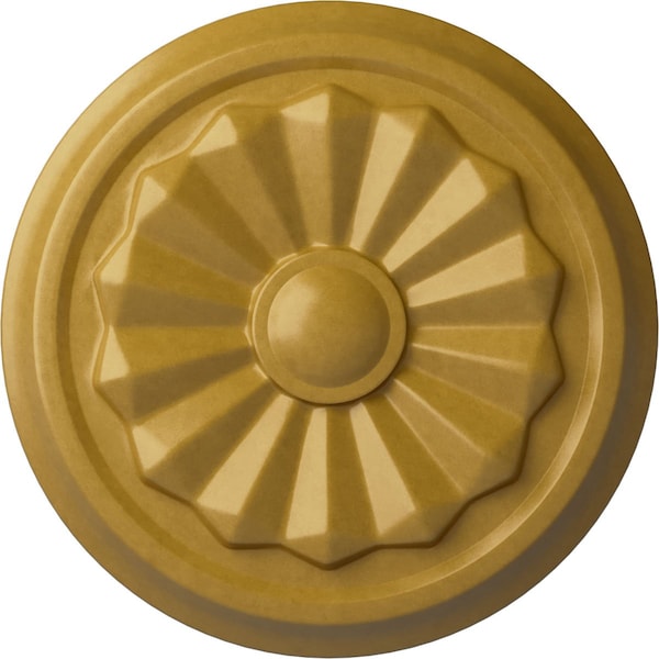 Ekena Millwork Olivia Ceiling Medallion (Fits Canopies up to 2 1/8"), 7 7/8"OD x 1 1/8"P, Iridescent Gold CM07OLIGS - main
